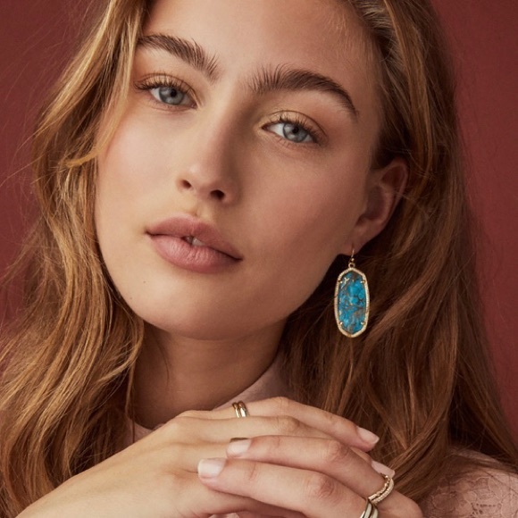 🔹LAST PAIR🔹KENDRA SCOTT Abalone Drop Earrings - Picture 7 of 8